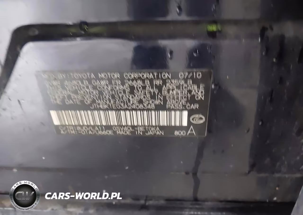 2010 Lexus Es 350 VIN:JTHBK1EG3A2408348 - 9