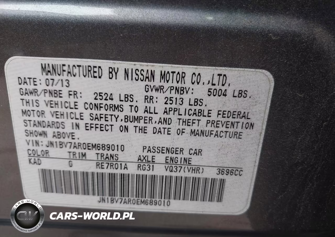 2014 Infiniti Q50 Premium VIN:JN1BV7AR0EM689010 - 9