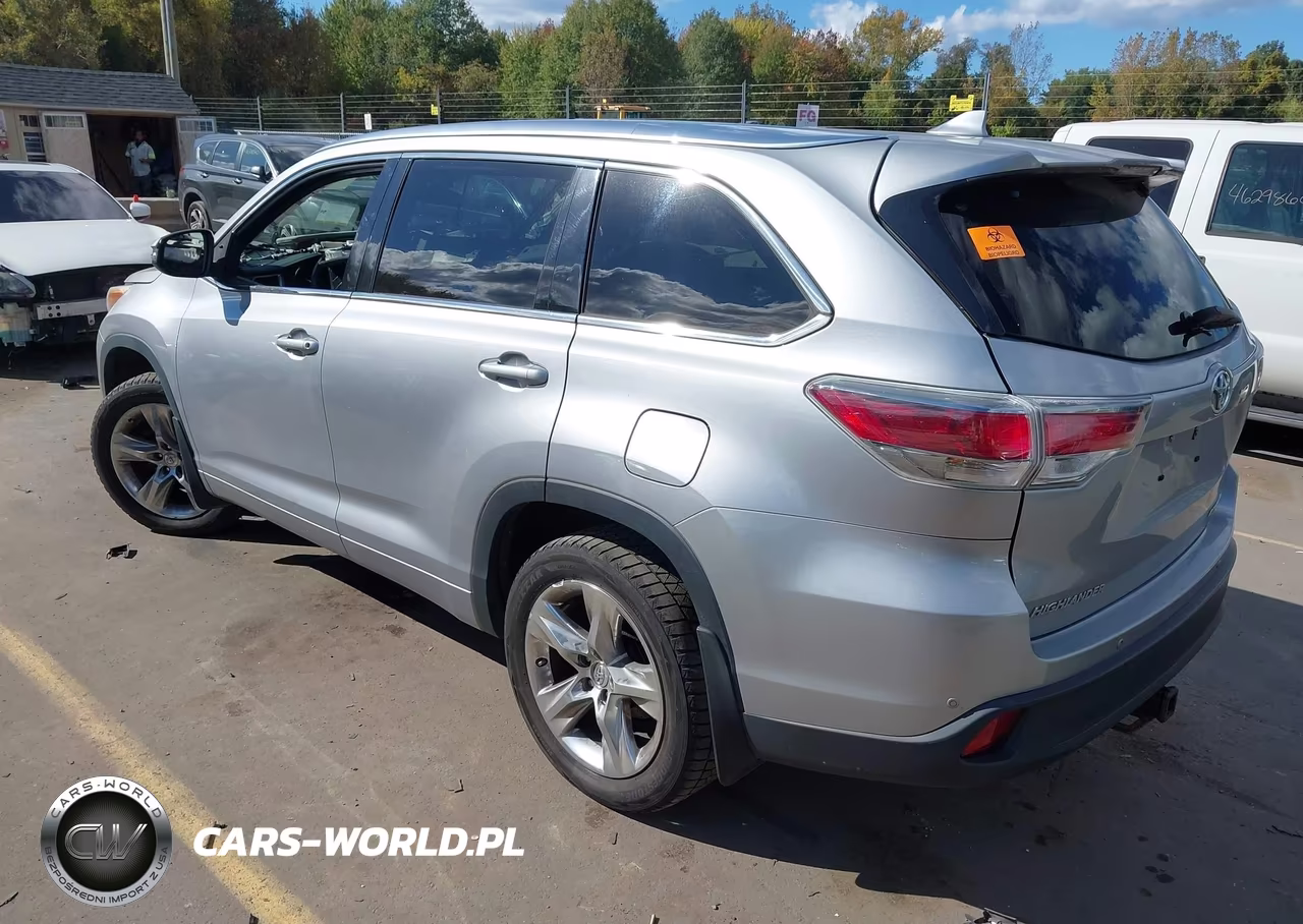 2015 Toyota Highlander Limited V6 VIN:5TDDKRFH5FS126308 - 3
