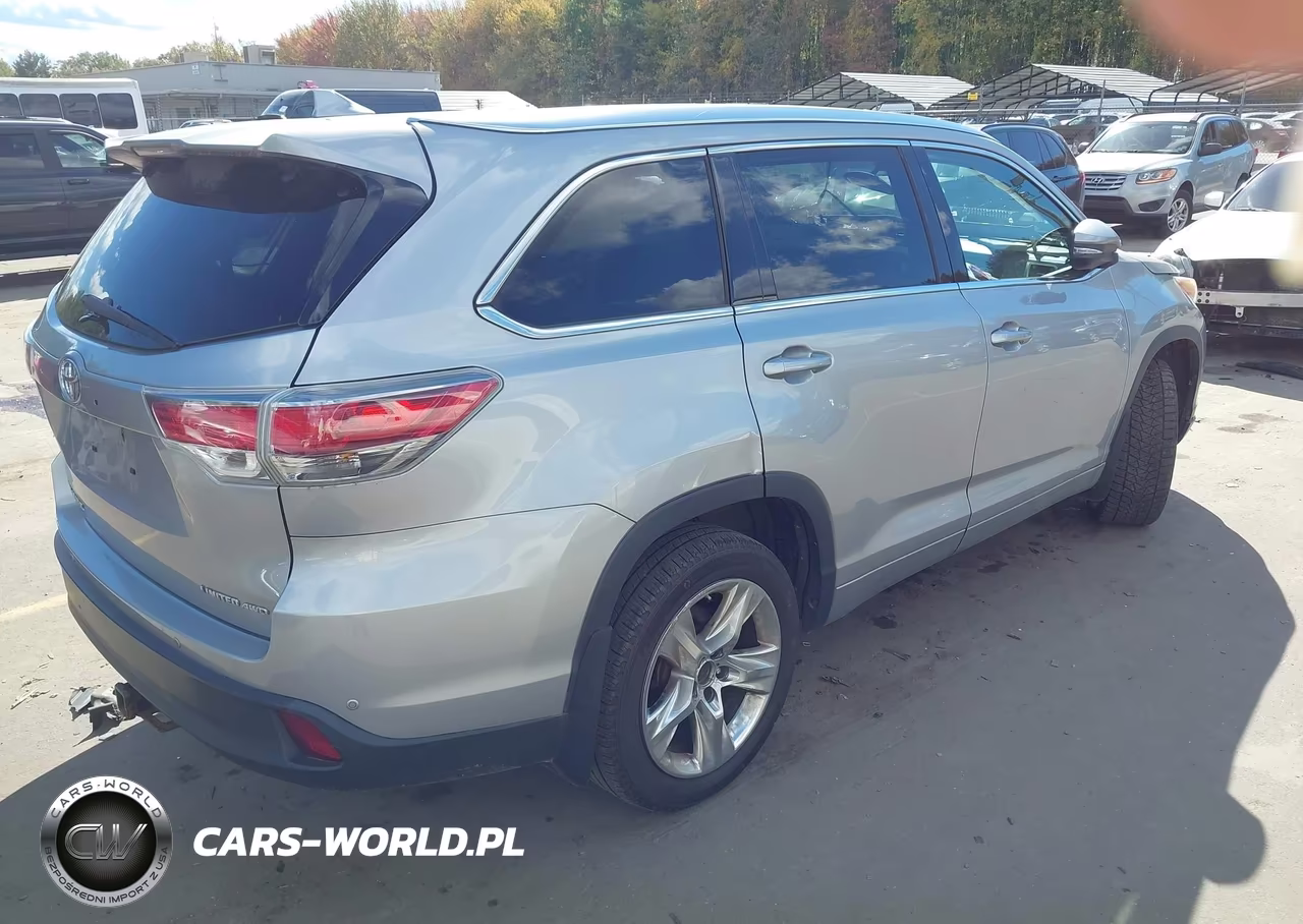 2015 Toyota Highlander Limited V6 VIN:5TDDKRFH5FS126308 - 4