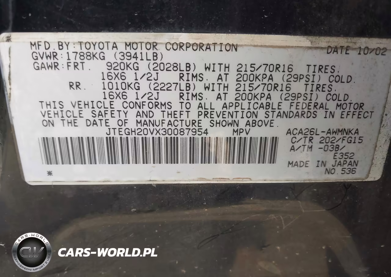 2003 Toyota Rav4 VIN:JTEGH20VX30087954 - 9