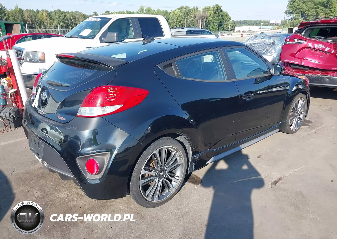 2016 Hyundai Veloster Turbo VIN:KMHTC6AE5GU281566 - 4