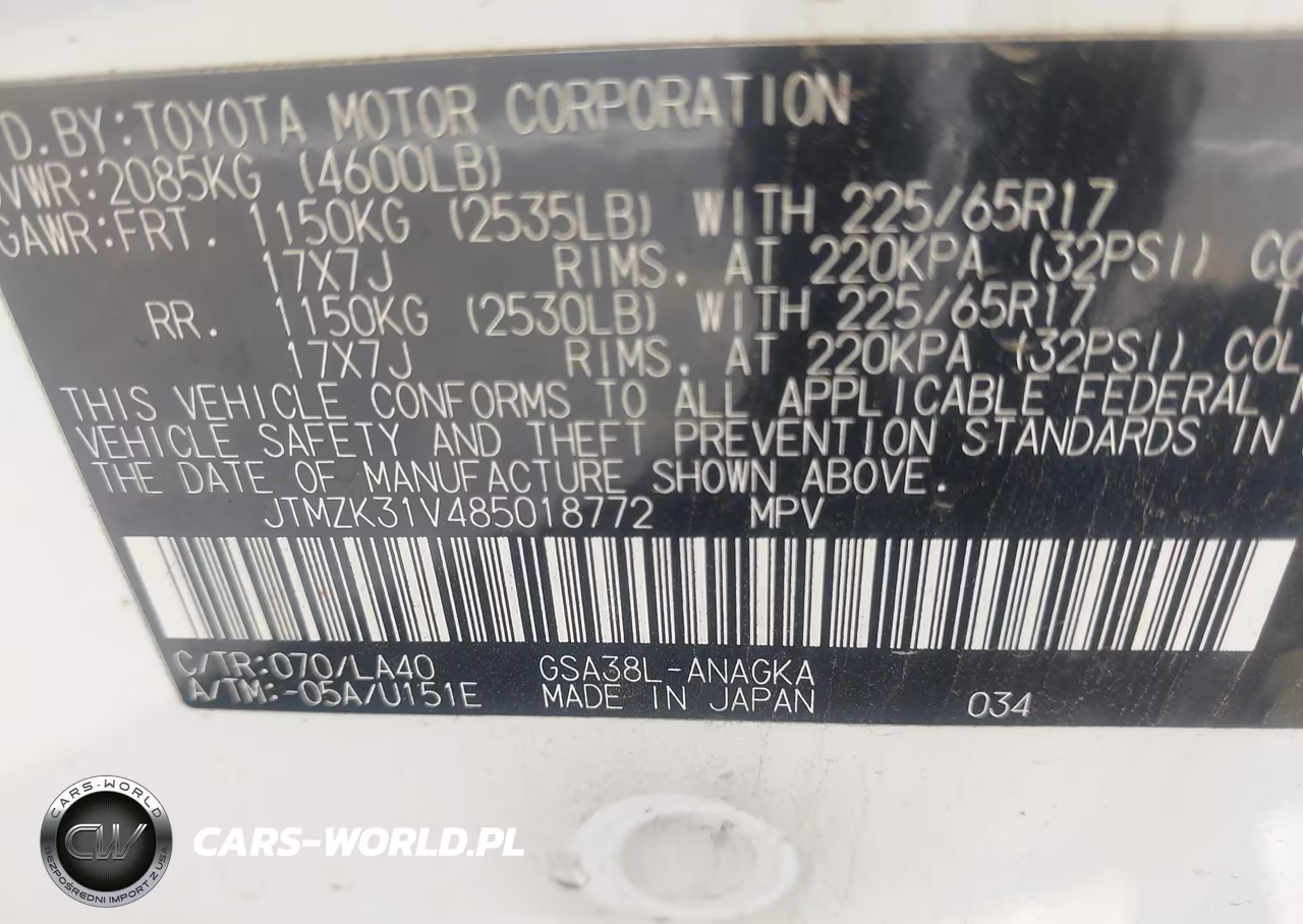 2008 Toyota Rav4 Limited V6 VIN:JTMZK31V485018772 - 9