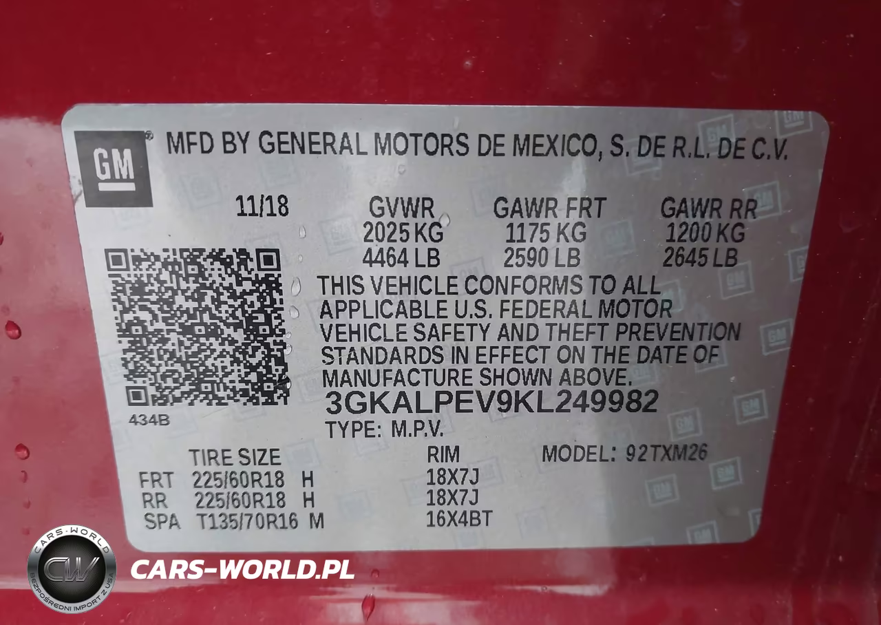 2019 GMC Terrain Slt VIN:3GKALPEV9KL249982 - 9