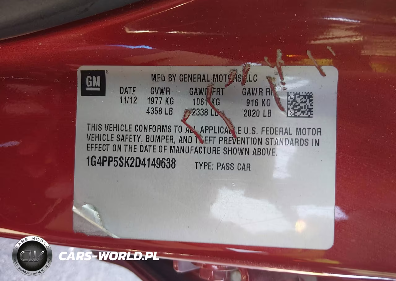 2013 Buick Verano VIN:1G4PP5SK2D4149638 - 9