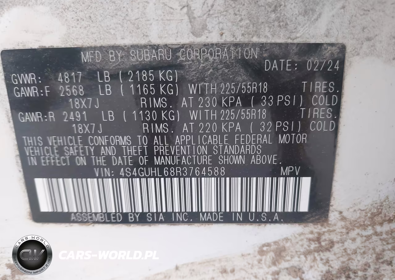 2024 Subaru Crosstrek Limited VIN:4S4GUHL68R3764588 - 9