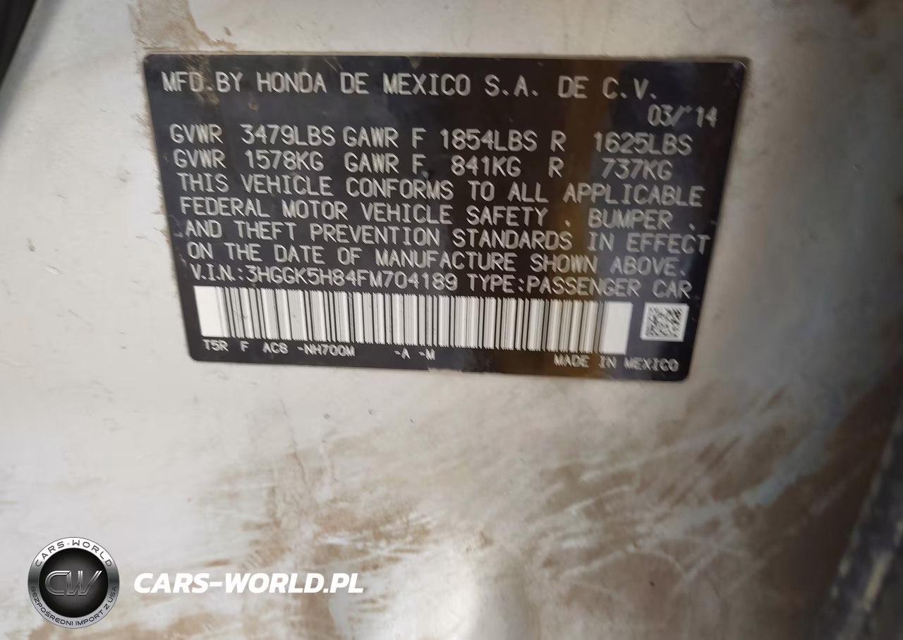 2015 Honda Fit Ex-Ex-L VIN:3HGGK5H84FM704189 - 9