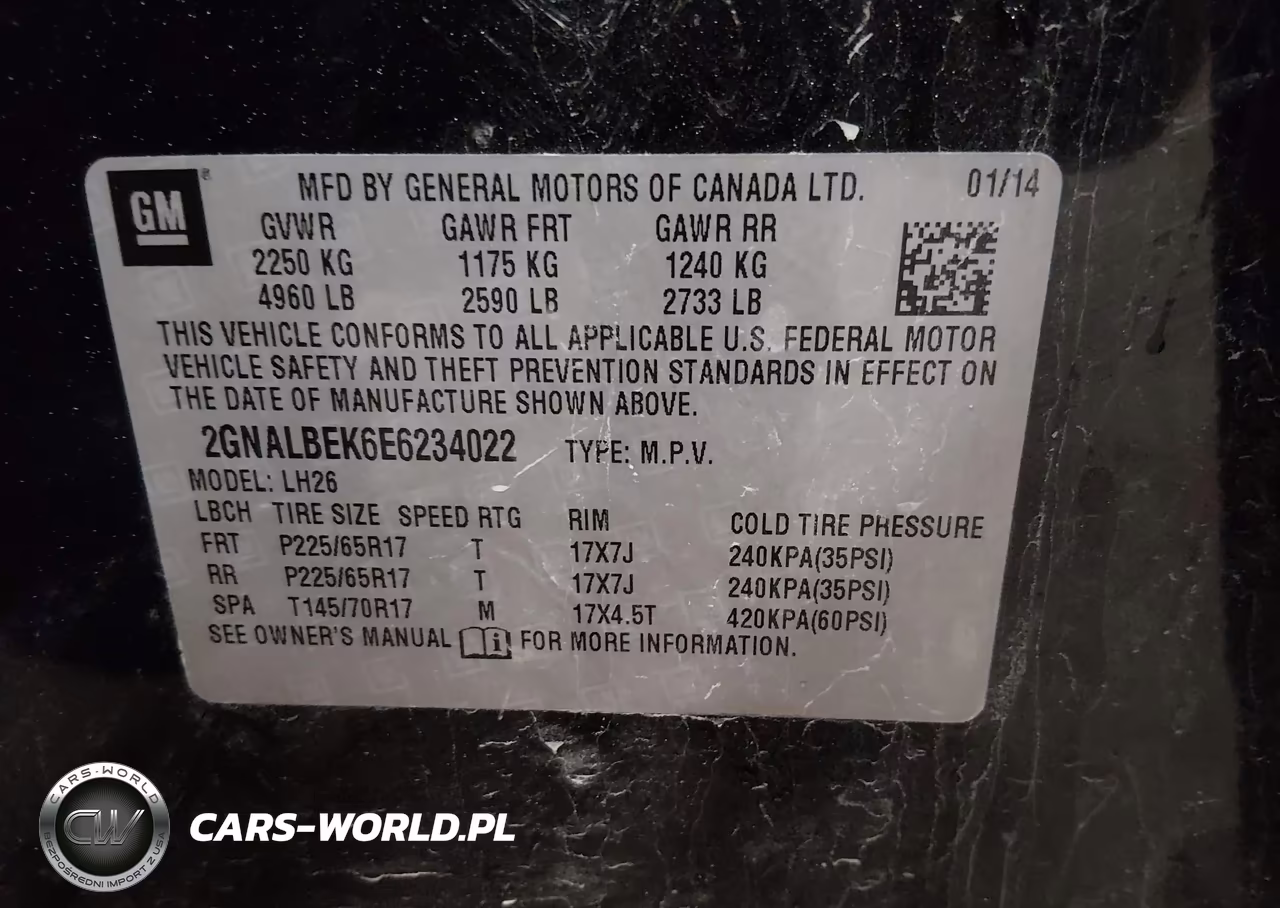 2014 Chevrolet Equinox 1Lt VIN:2GNALBEK6E6234022 - 9