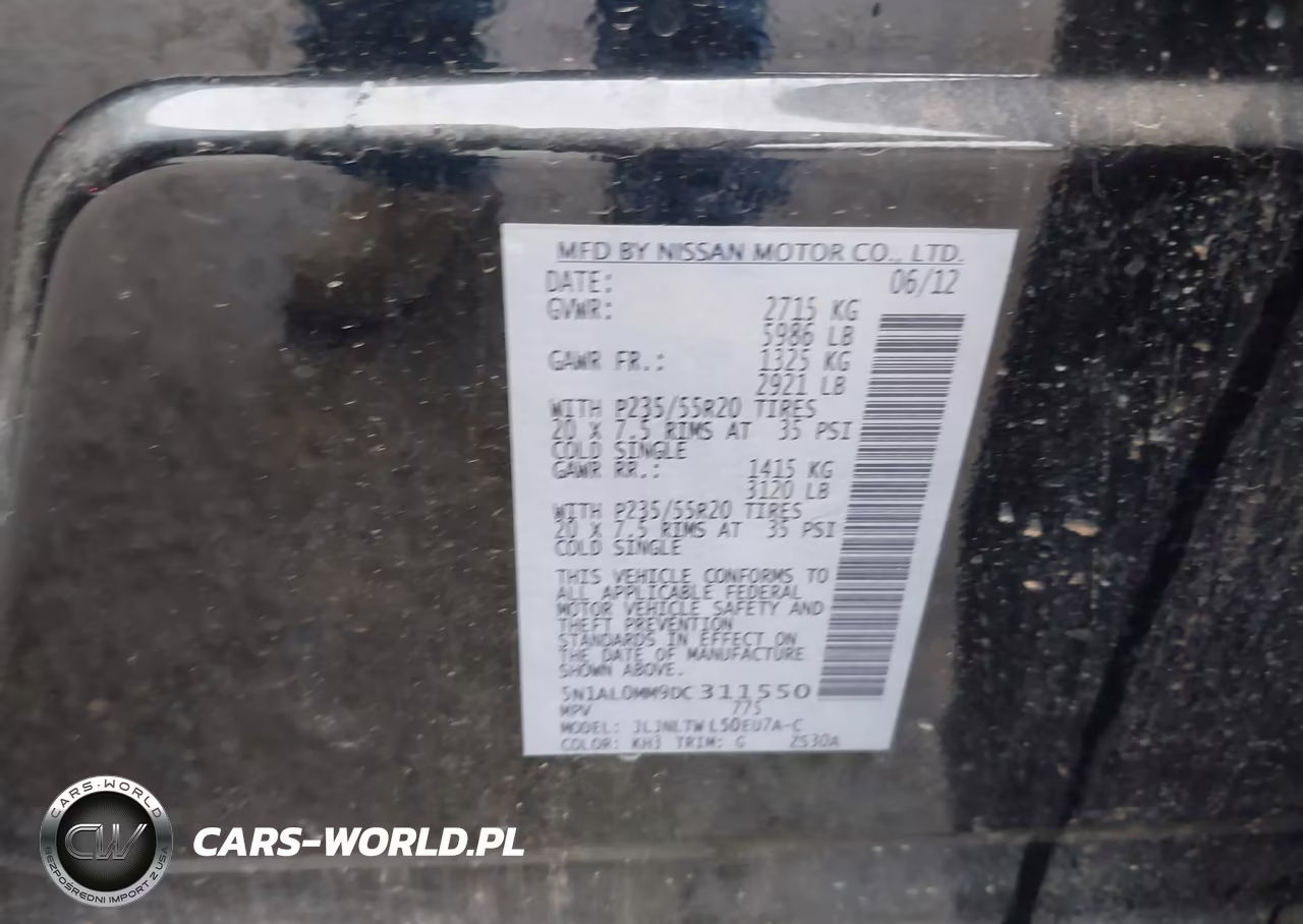2013 Infiniti Jx35 VIN:5N1AL0MM9DC311550 - 9
