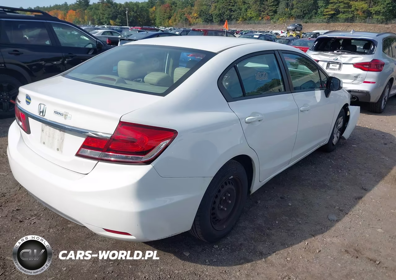 2013 Honda Civic Lx VIN:2HGFB2F52DH537748 - 4