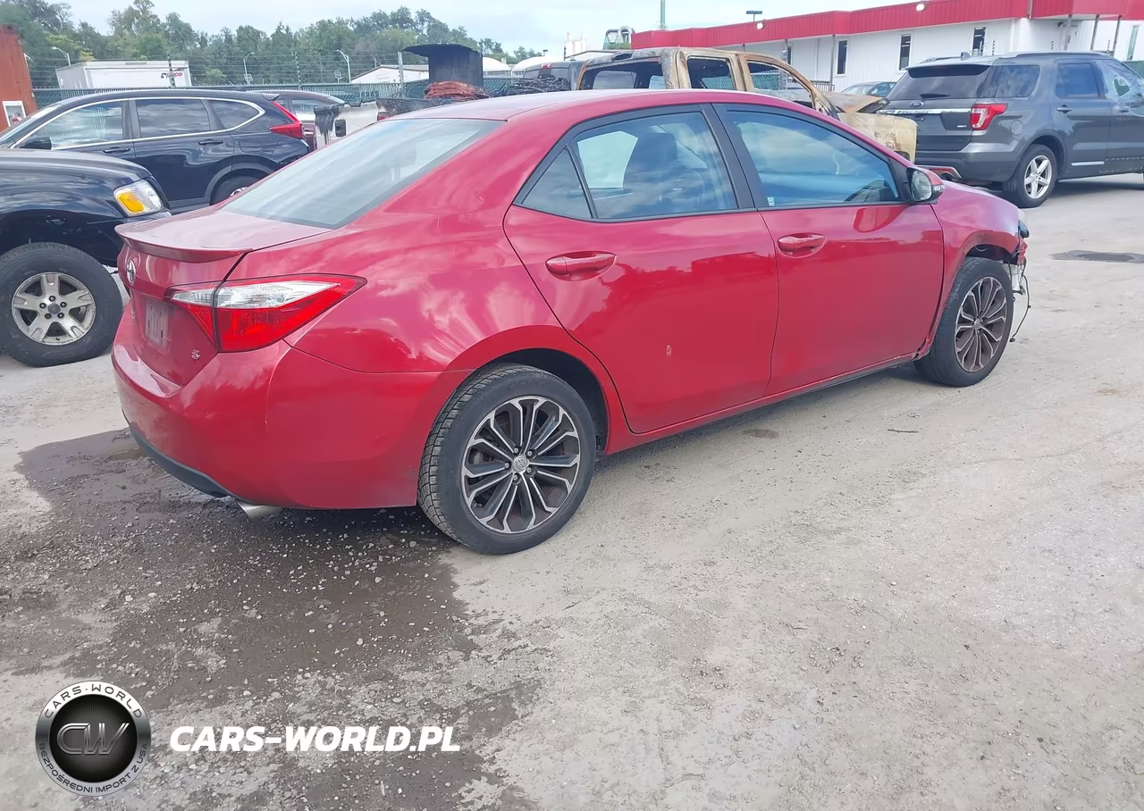 2015 Toyota Corolla S Plus VIN:2T1BURHE1FC254459 - 4