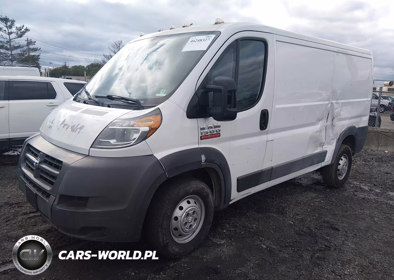 2017 Ram Promaster 1500 Low Roof 136 Wb VIN:3C6TRVAG9HE536404 - 2