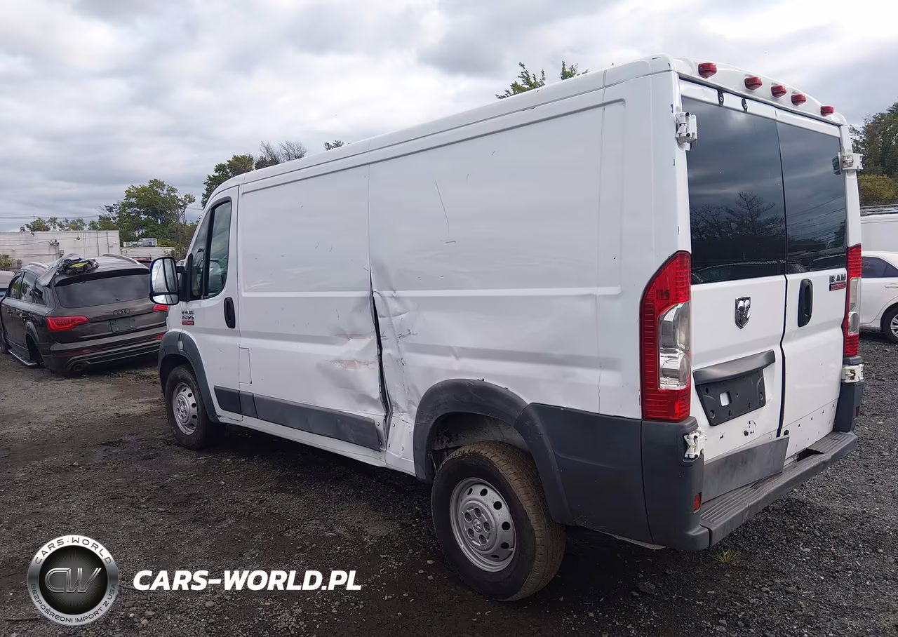 2017 Ram Promaster 1500 Low Roof 136 Wb VIN:3C6TRVAG9HE536404 - 3
