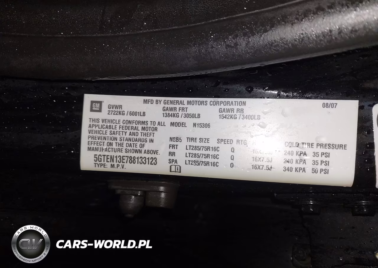 2008 Hummer H3 Suv VIN:5GTEN13E788133123 - 9