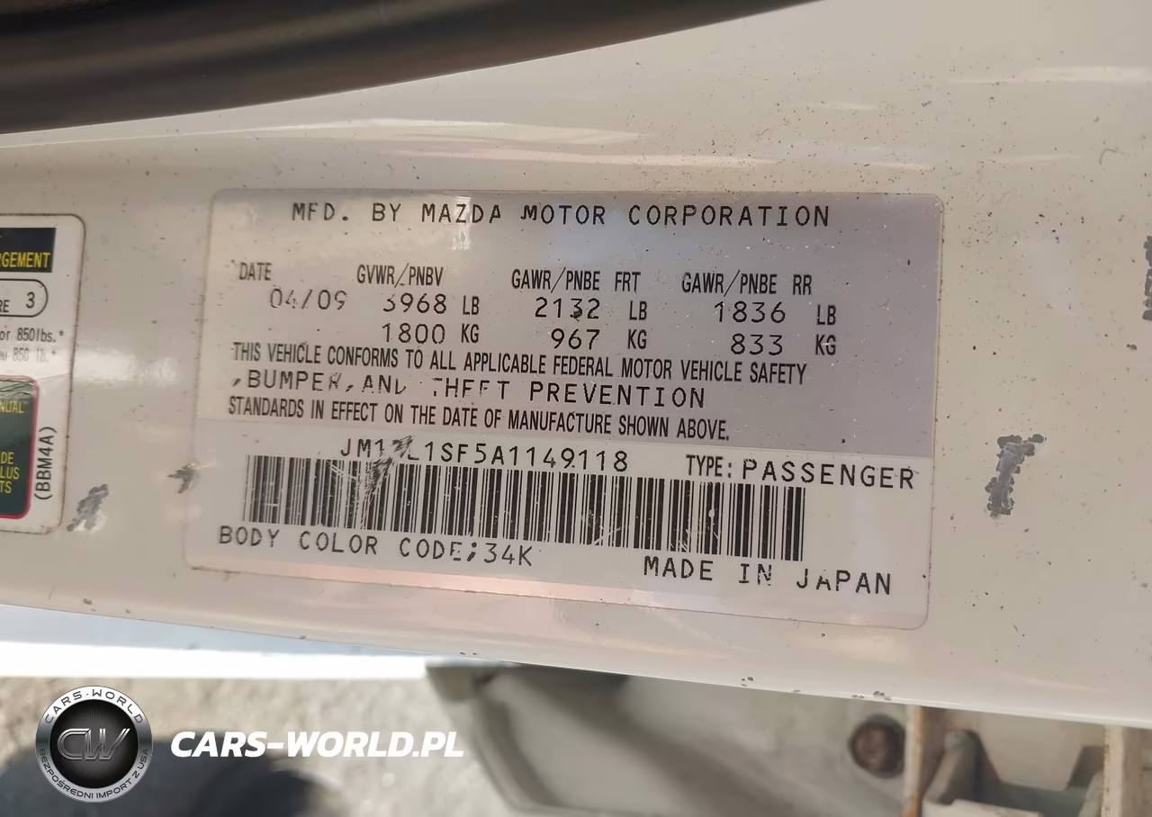 2010 Mazda Mazda3 I Touring VIN:JM1BL1SF5A1149118 - 9