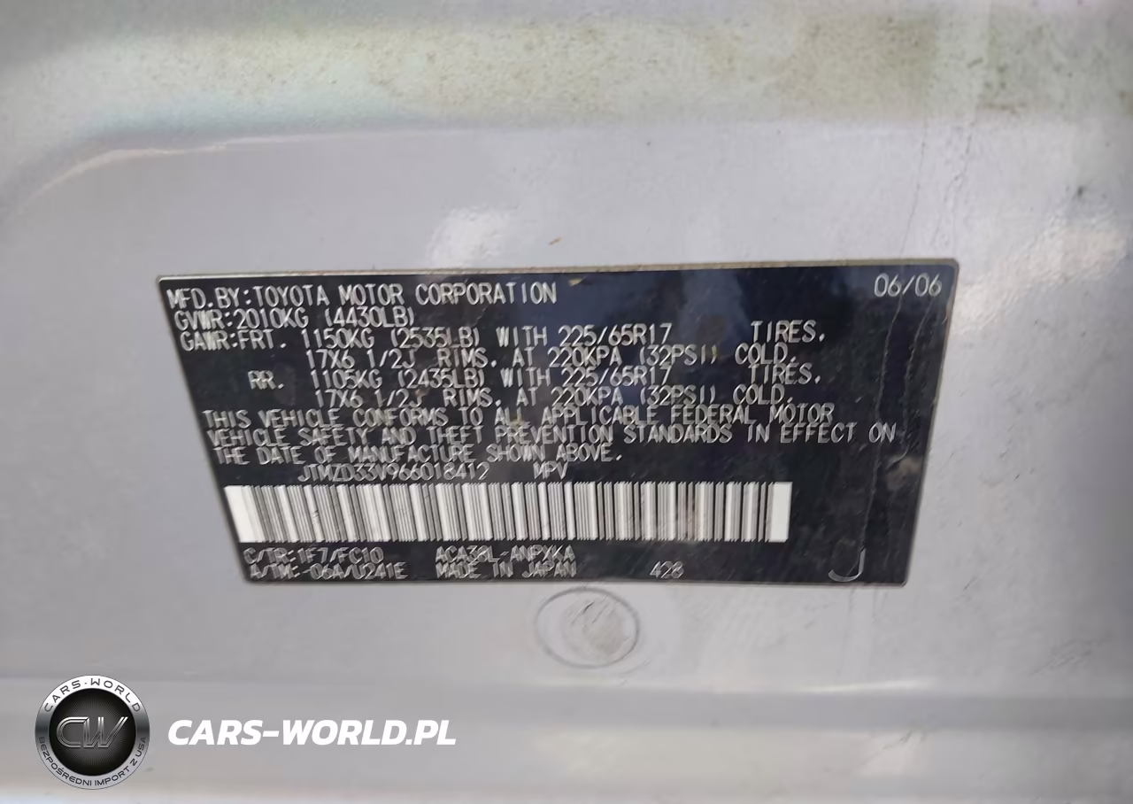 2006 Toyota Rav4 VIN:JTMZD33V966018412 - 9