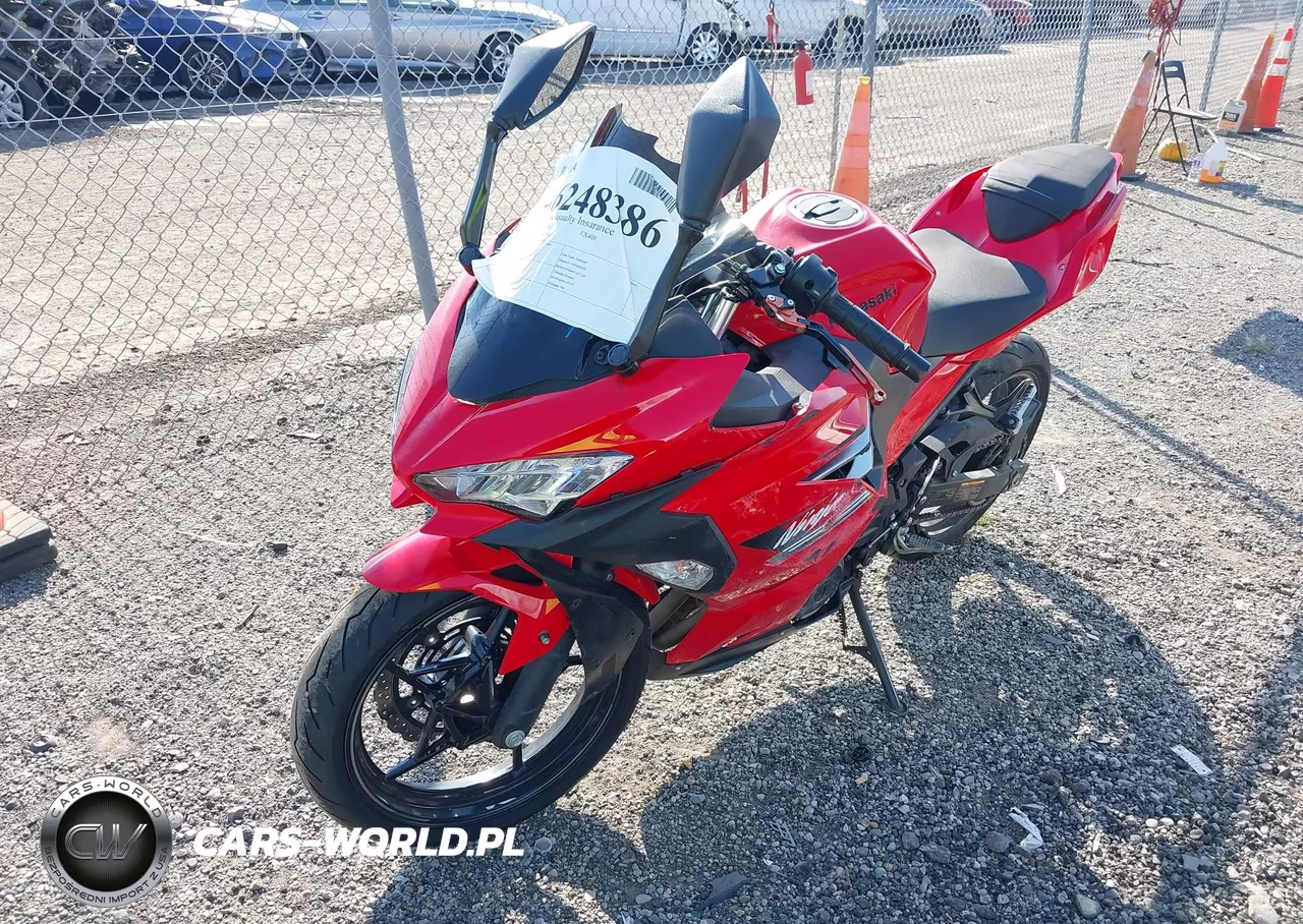 2021 Kawasaki Ex400 VIN:JKAEXKG1XMDAB7116 - 2
