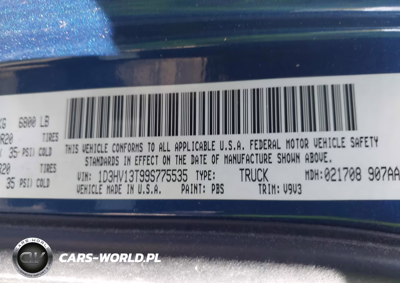 2009 Dodge Ram 1500 Slt-Sport-Trx VIN:1D3HV13T99S775535 - 9