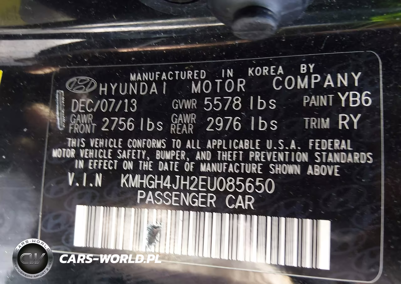 2014 Hyundai Equus Signature VIN:KMHGH4JH2EU085650 - 9