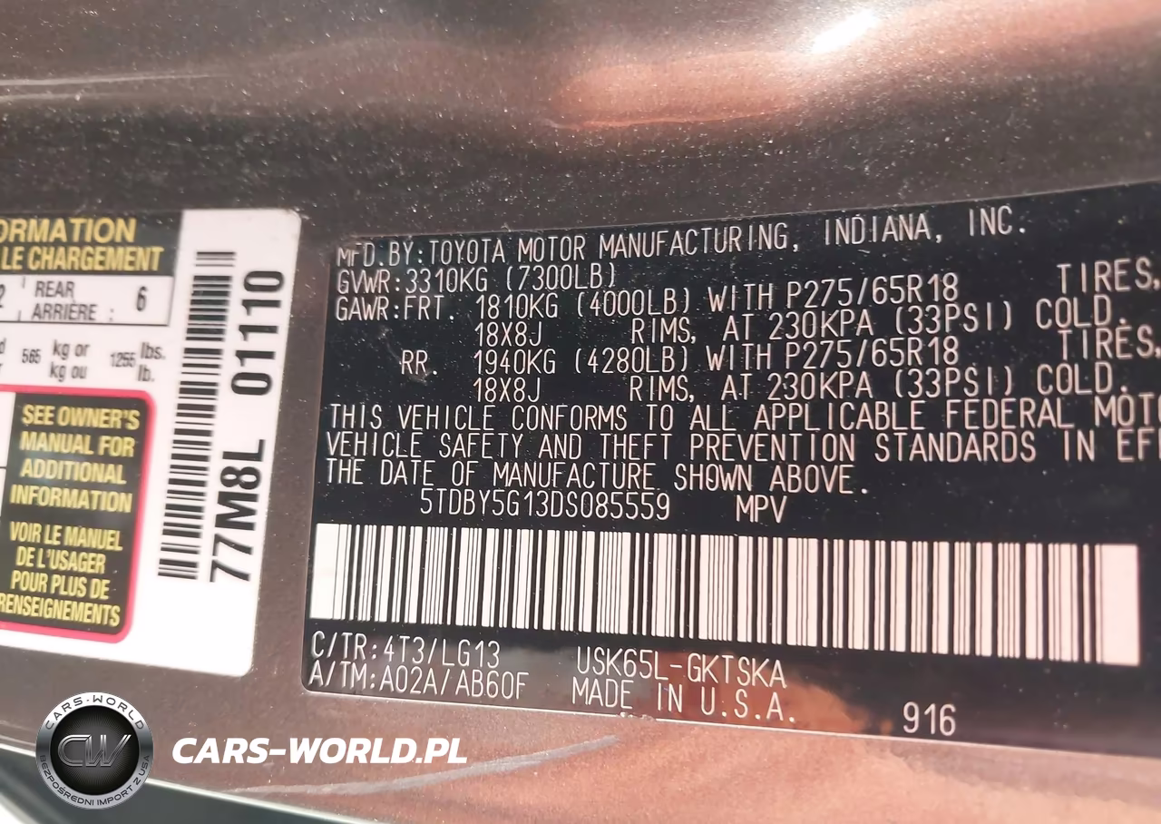 2013 Toyota Sequoia Sr5 5.7L V8 VIN:5TDBY5G13DS085559 - 9