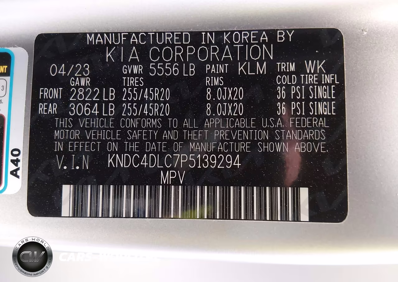 2023 Kia Ev6 Gt-Line VIN:KNDC4DLC7P5139294 - 9
