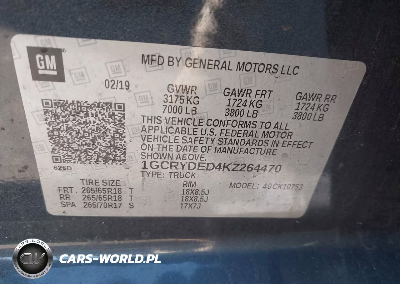 2019 Chevrolet Silverado 1500 Lt VIN:1GCRYDED4KZ264470 - 9