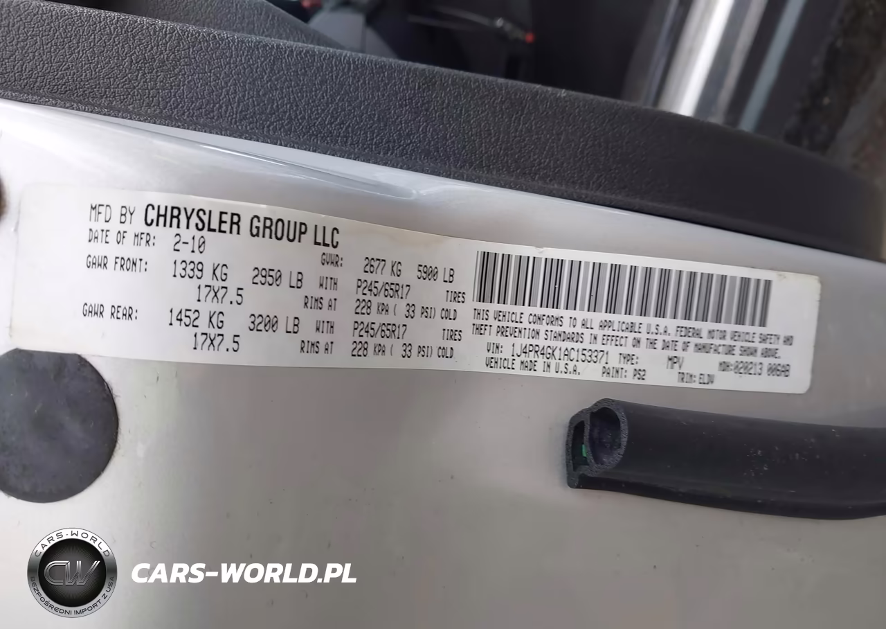 2010 Jeep Grand Cherokee Laredo VIN:1J4PR4GK1AC153371 - 9
