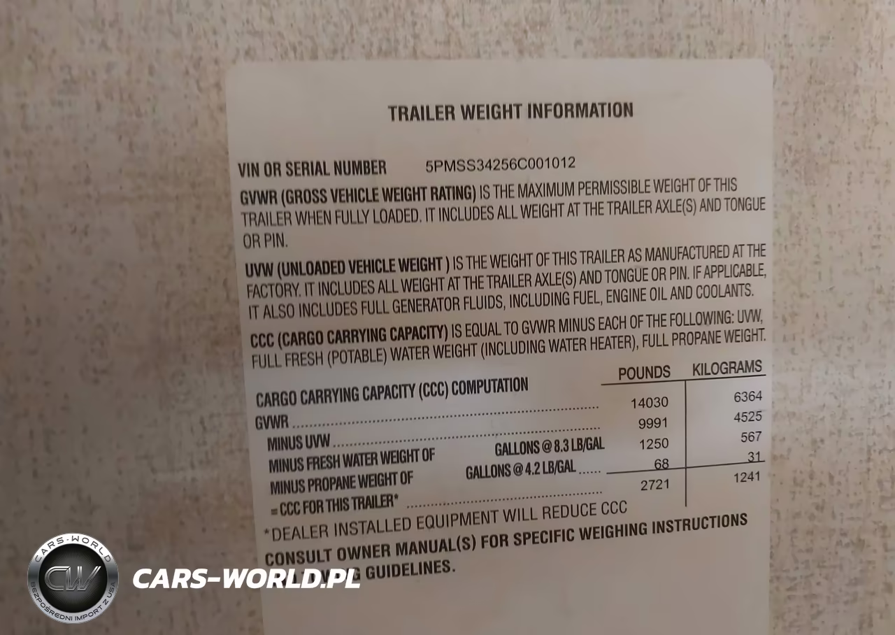 2006 Rage Ragen 5 Th Wheel To VIN:5PMSS34256C001012 - 9
