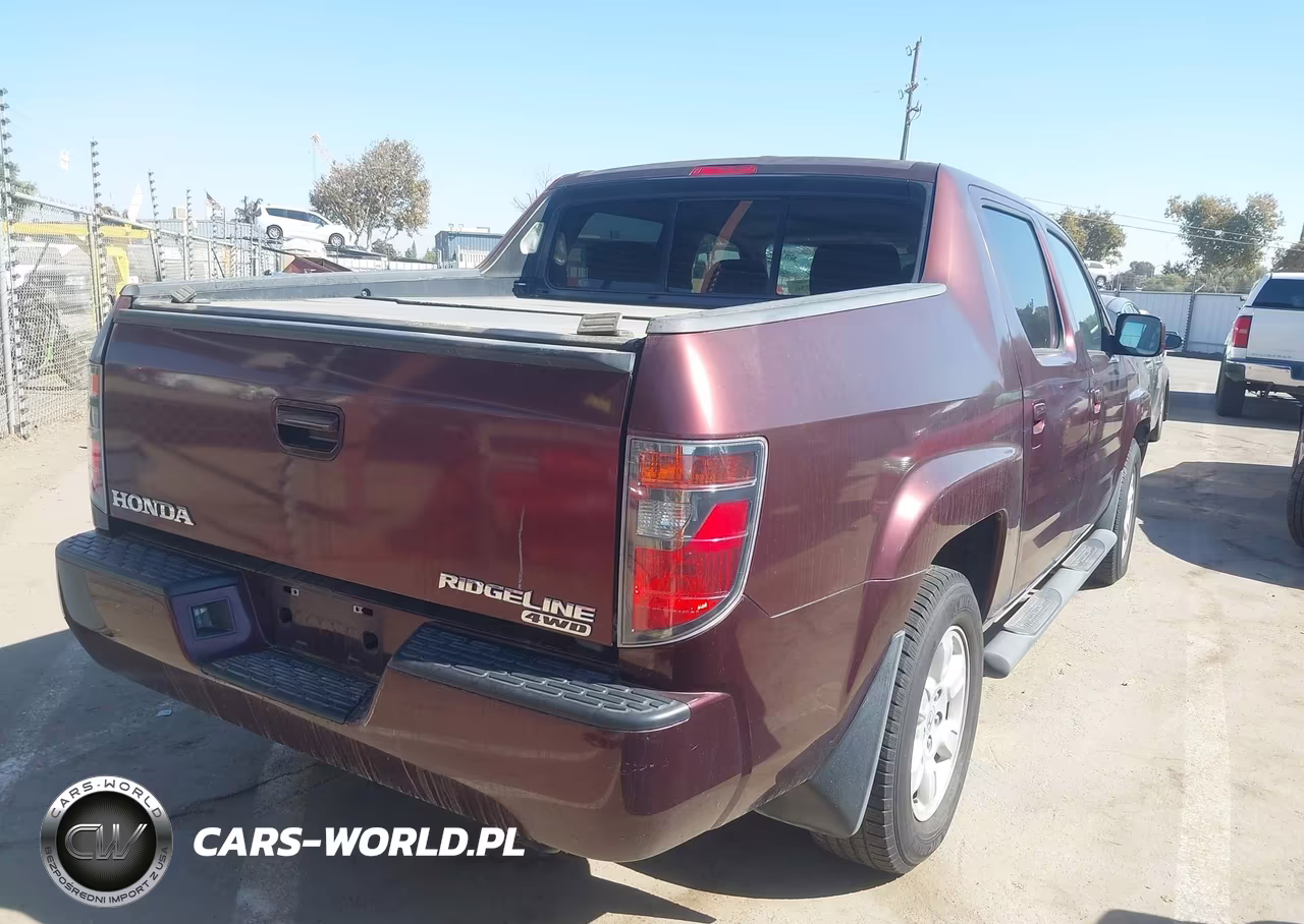 2007 Honda Ridgeline Rtl VIN:2HJYK16587H508031 - 4