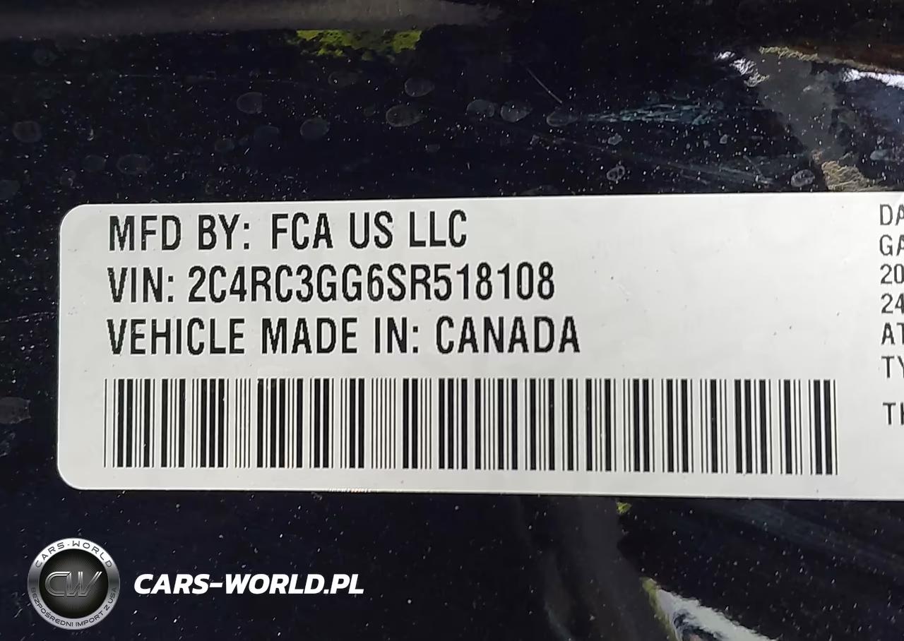 2025 Chrysler Pacifica Limited Awd VIN:2C4RC3GG6SR518108 - 9