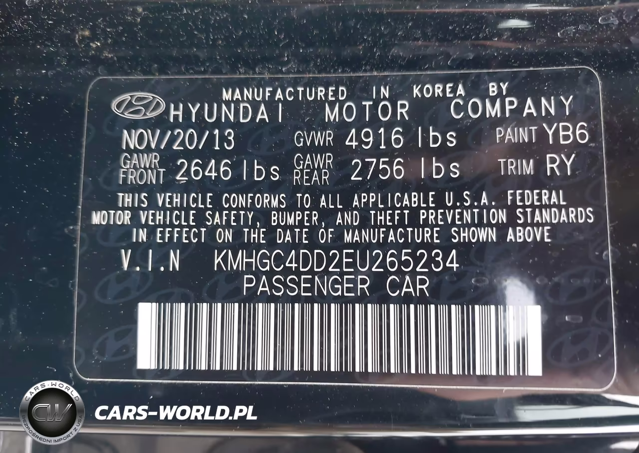 2014 Hyundai Genesis 3.8 VIN:KMHGC4DD2EU265234 - 9