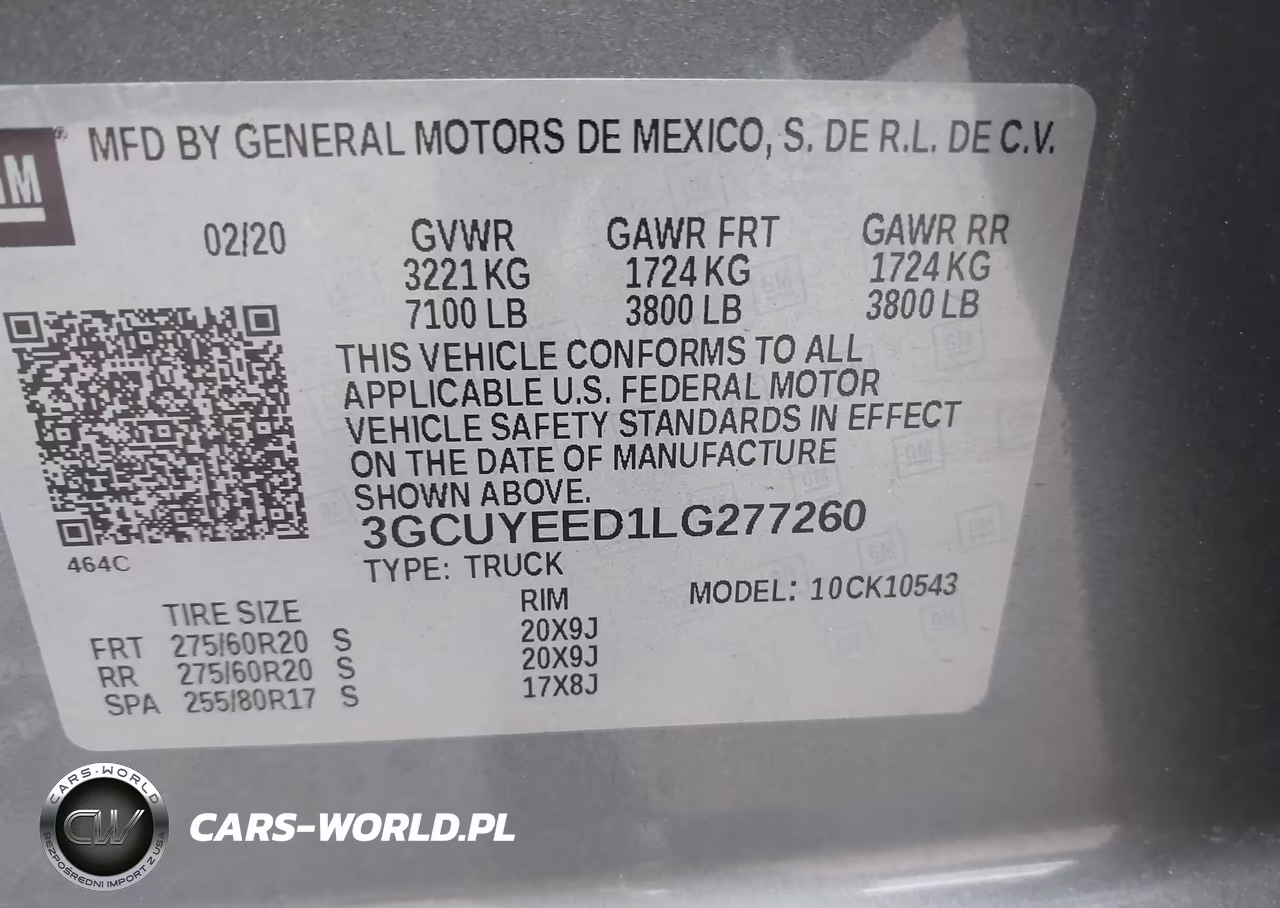 2020 Chevrolet Silverado 1500 4Wd Short Bed Rst VIN:3GCUYEED1LG277260 - 9