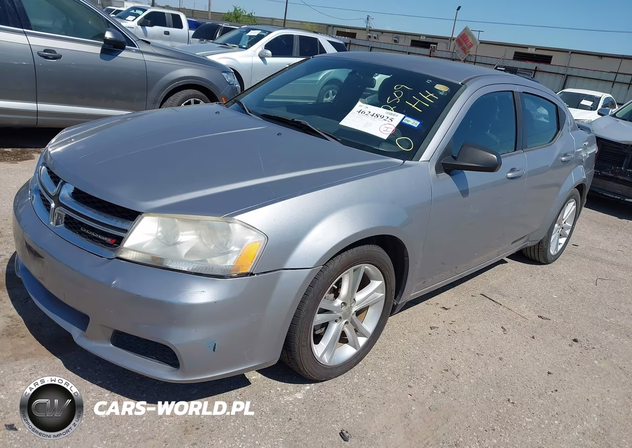2013 Dodge Avenger Se V6 VIN:1C3CDZAG9DN632509 - 2