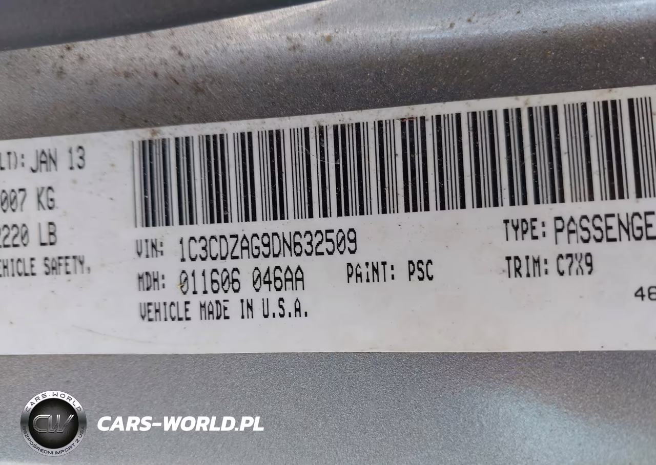2013 Dodge Avenger Se V6 VIN:1C3CDZAG9DN632509 - 9