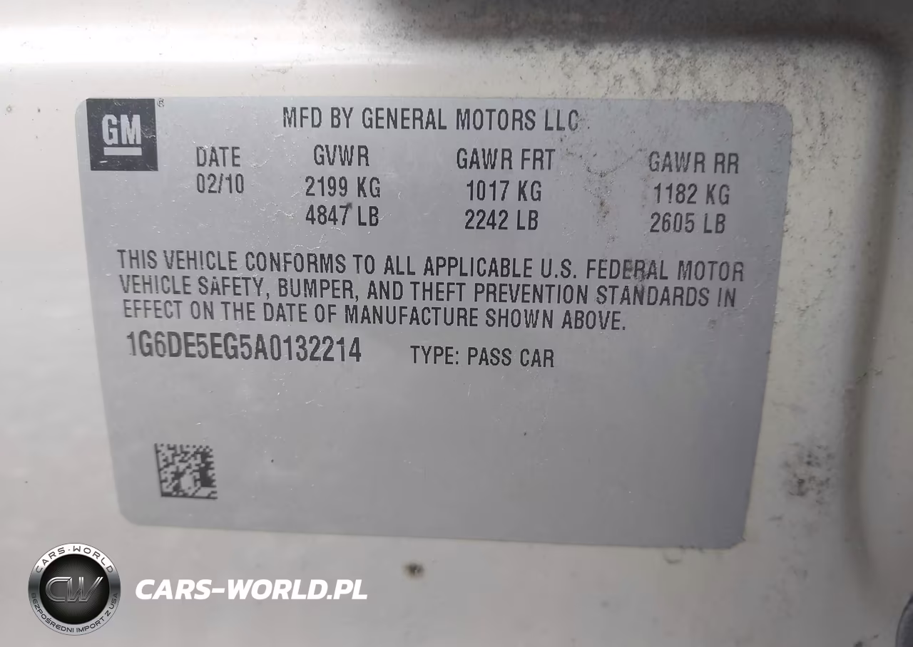 2010 Cadillac Cts Luxury VIN:1G6DE5EG5A0132214 - 9