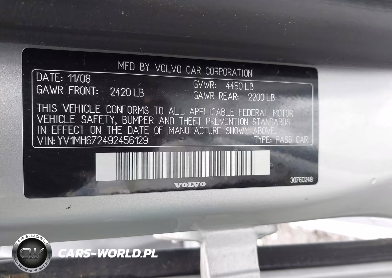 2009 Volvo S40 VIN:YV1MH672492456129 - 9