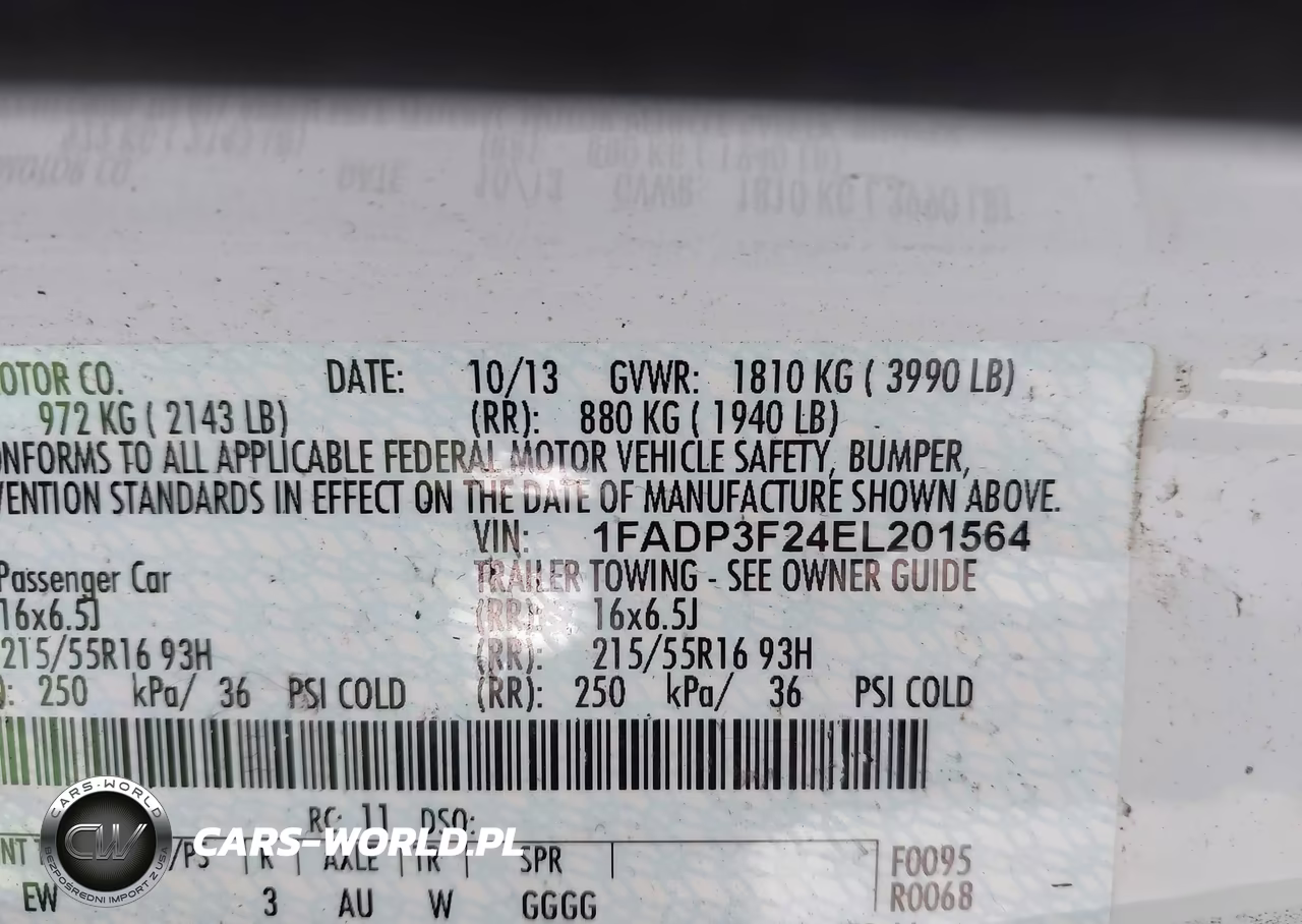 2014 Ford Focus Se VIN:1FADP3F24EL201564 - 9