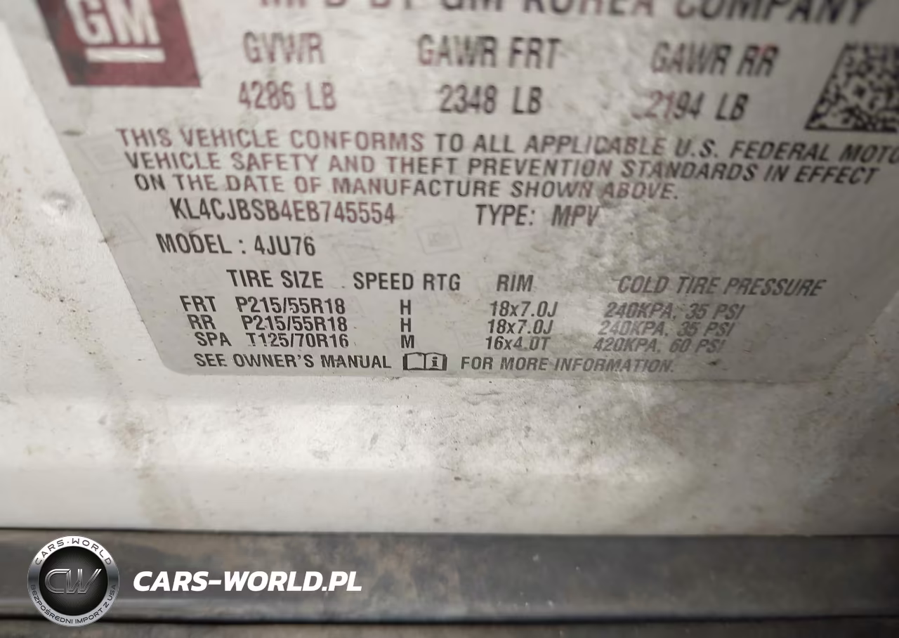 2014 Buick Encore Convenience VIN:KL4CJBSB4EB745554 - 9