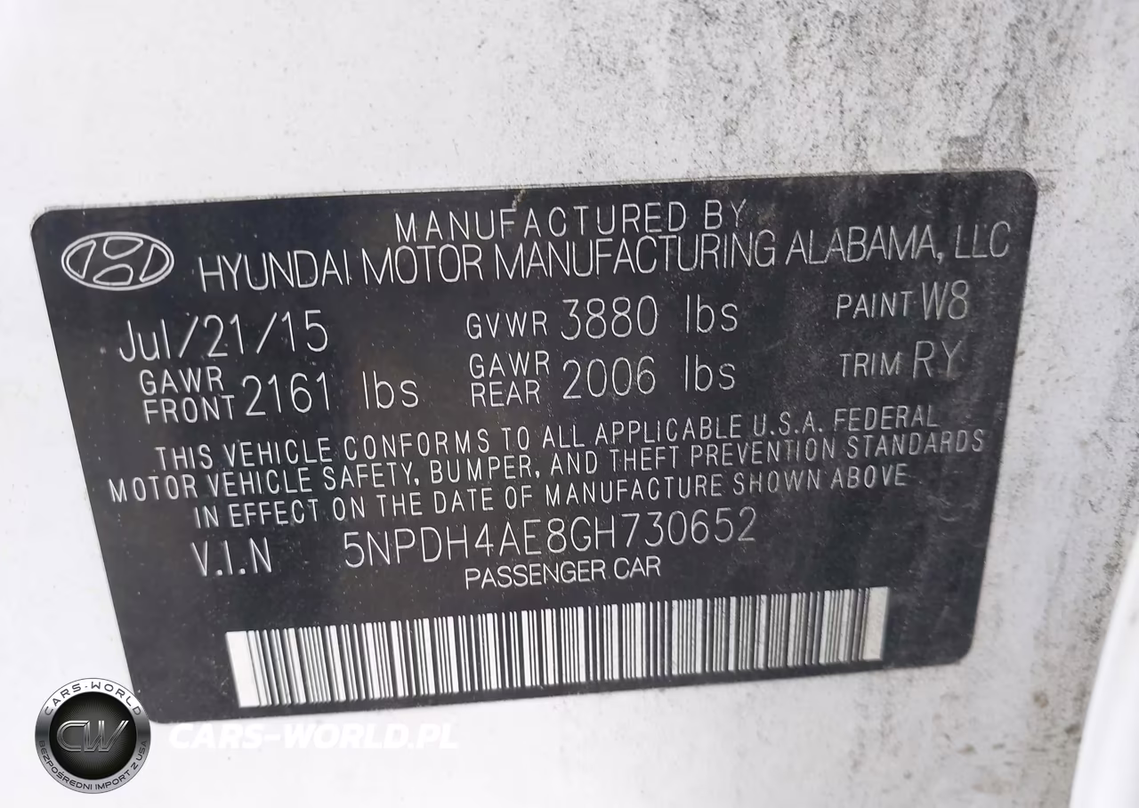 2016 Hyundai Elantra Value Edition VIN:5NPDH4AE8GH730652 - 9