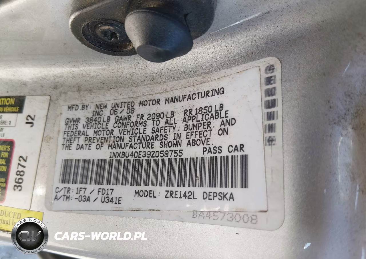 2009 Toyota Corolla S VIN:1NXBU40E39Z059755 - 9
