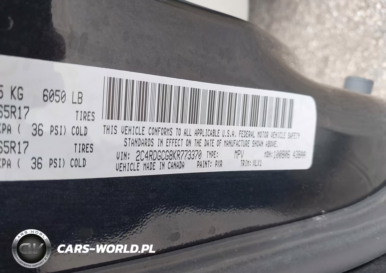 2019 Dodge Grand Caravan Sxt VIN:2C4RDGCG8KR773370 - 9