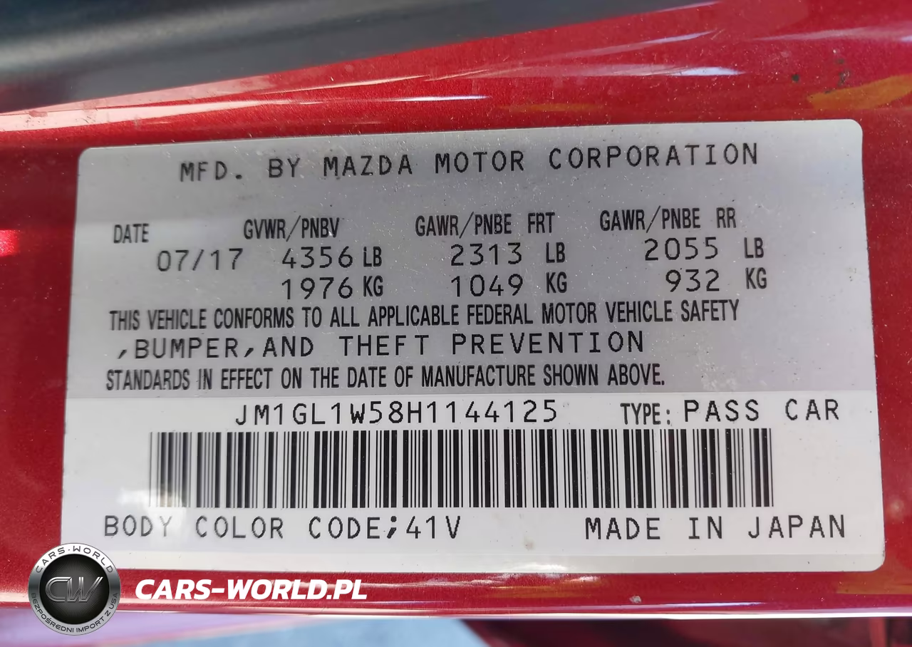 2017 Mazda Mazda6 Grand Touring VIN:JM1GL1W58H1144125 - 9