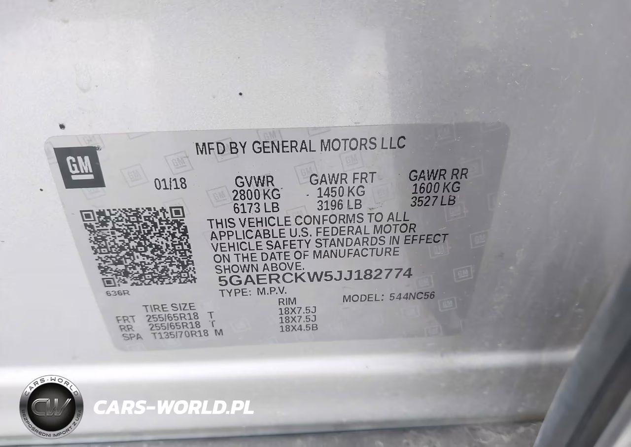 2018 Buick Enclave Premium VIN:5GAERCKW5JJ182774 - 9