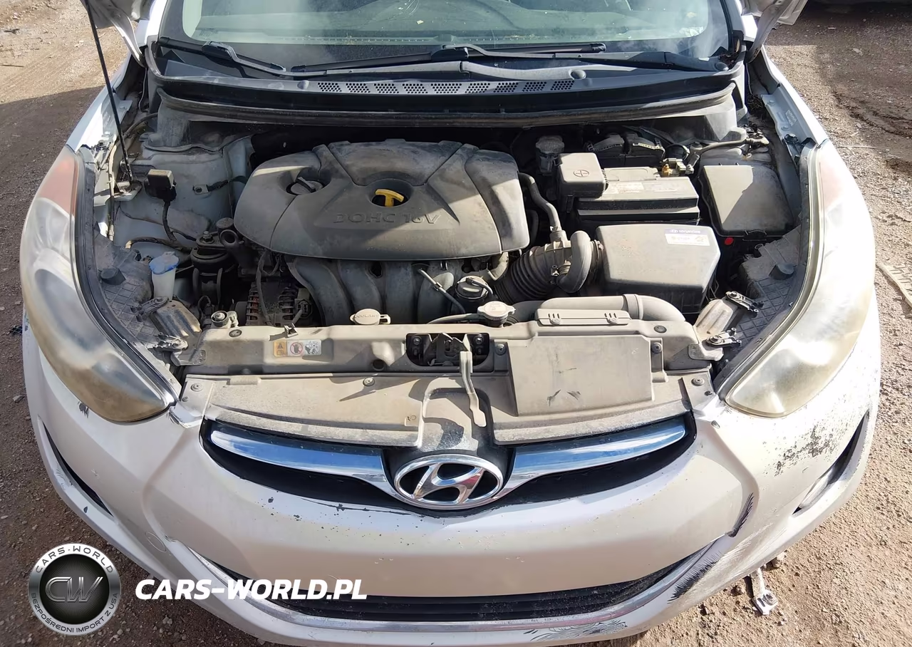 2013 Hyundai Elantra Gls VIN:KMHDH4AE6DU907194 - 10