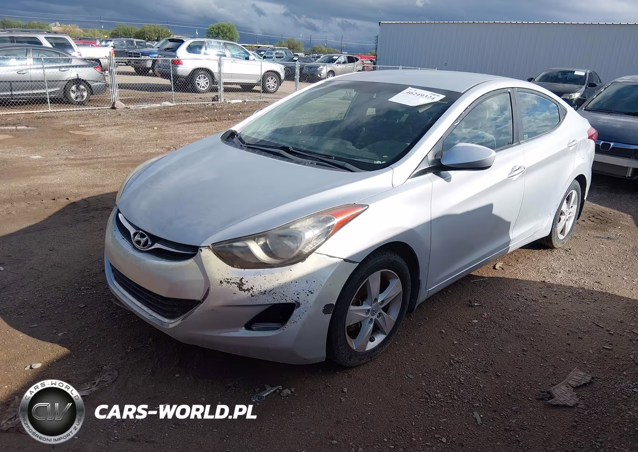 2013 Hyundai Elantra Gls VIN:KMHDH4AE6DU907194 - 2