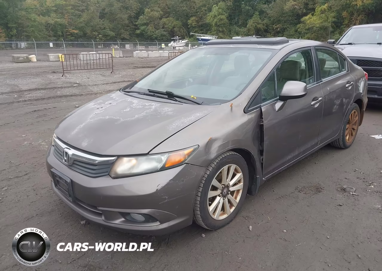 2012 Honda Civic Ex-L VIN:2HGFB2F91CH507593 - 2