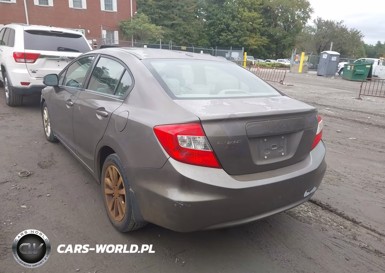 2012 Honda Civic Ex-L VIN:2HGFB2F91CH507593 - 3