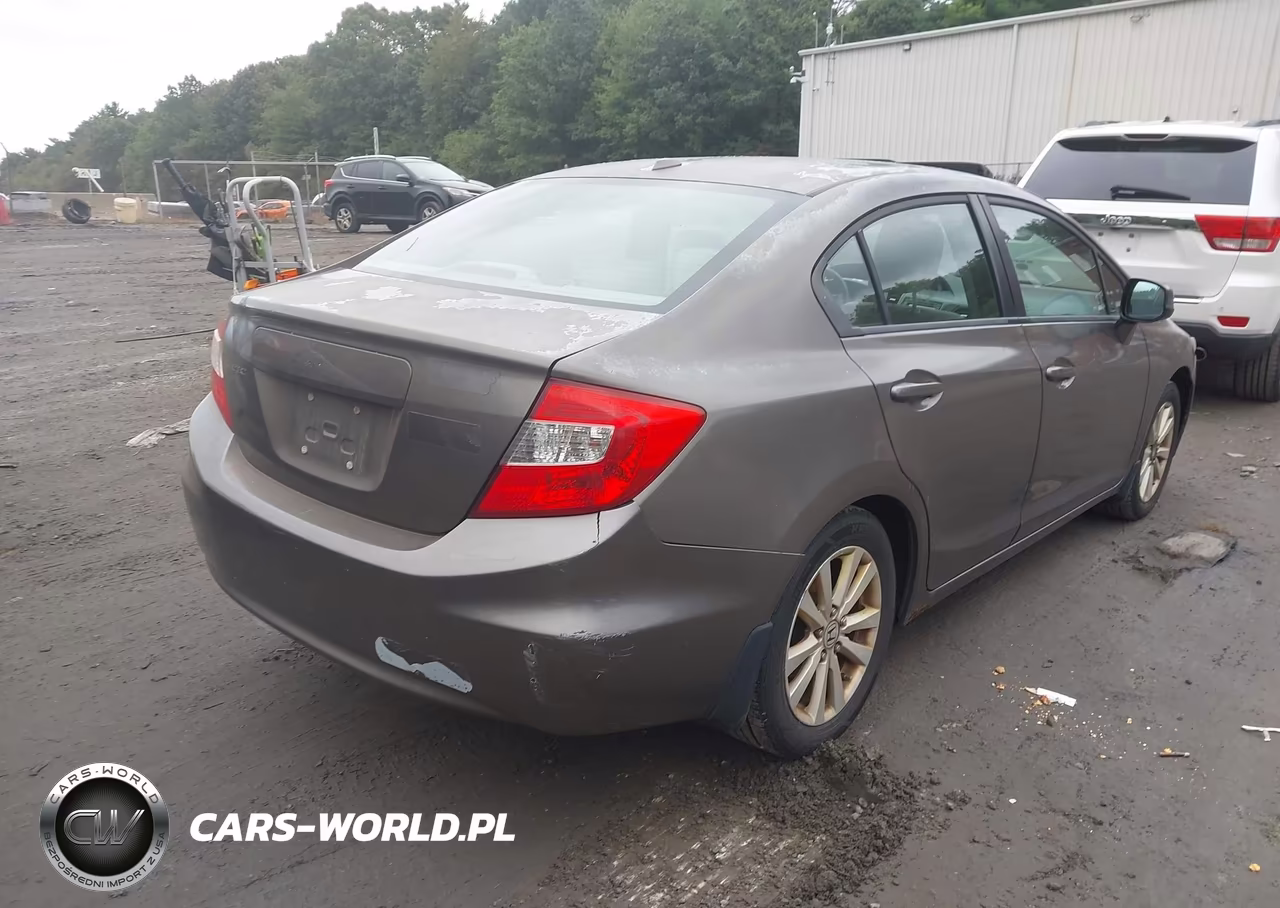 2012 Honda Civic Ex-L VIN:2HGFB2F91CH507593 - 4