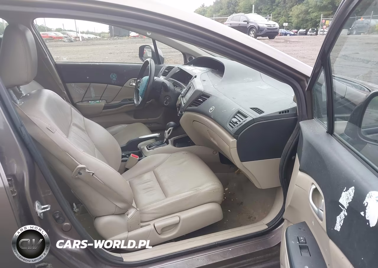 2012 Honda Civic Ex-L VIN:2HGFB2F91CH507593 - 5
