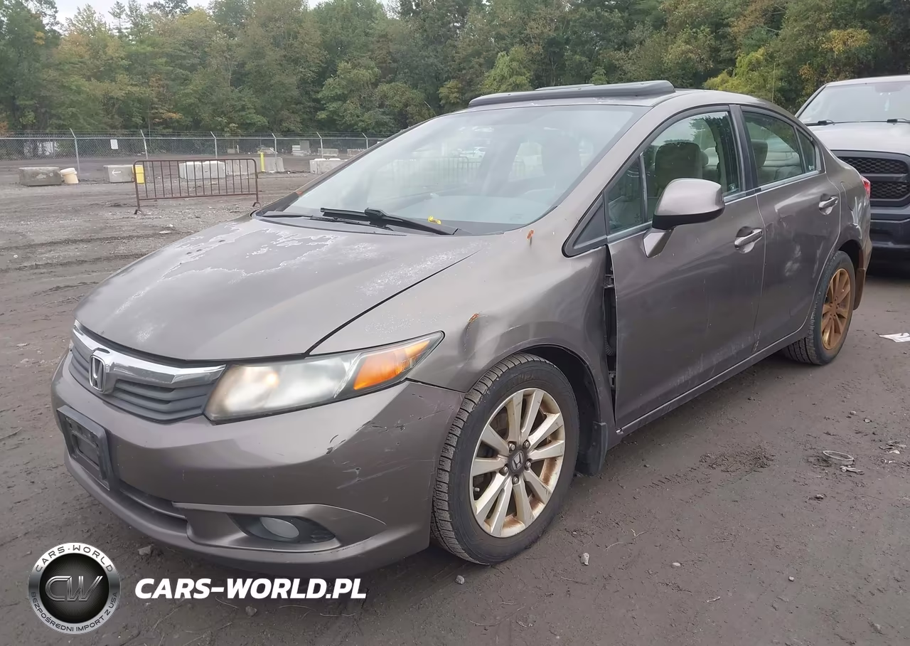 2012 Honda Civic Ex-L VIN:2HGFB2F91CH507593 - 6